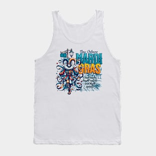 Bayou Carnival Spectacle New Orleans Mardi Gras Tank Top